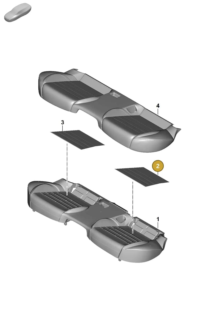 976963561C — Porsche Panamera (2023-2025) diagram p62818420, position 2
