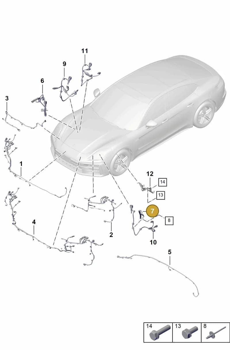 976971003B — Porsche Panamera (2023-2025) diagram p62903400, position 7