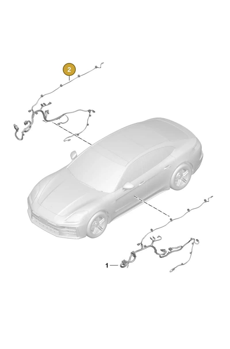 976971121H — Porsche Panamera (2023-2025) diagram p62903600, position 2