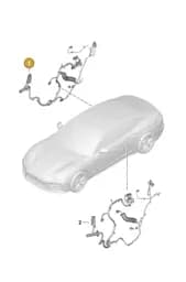 976971162E Porsche Wiring Set for Door