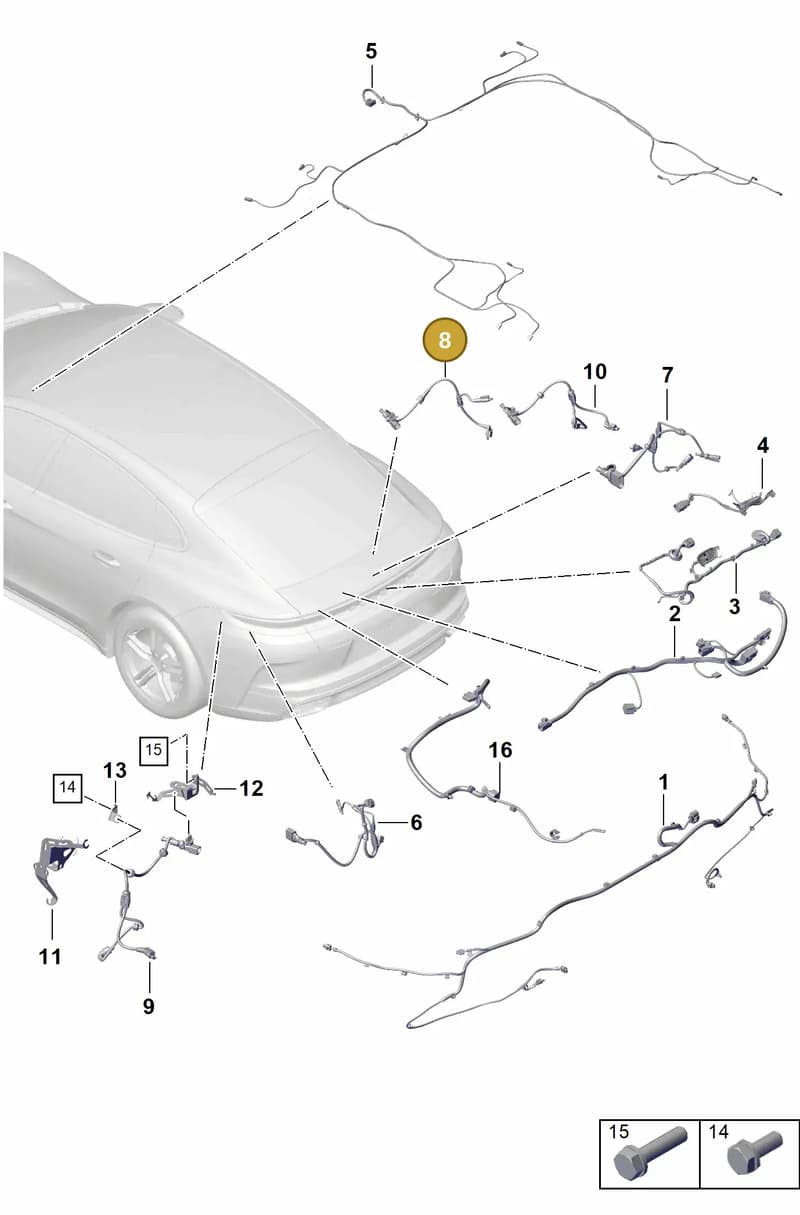 976971289Q — Porsche Panamera (2023-2025) diagram p62903500, position 8