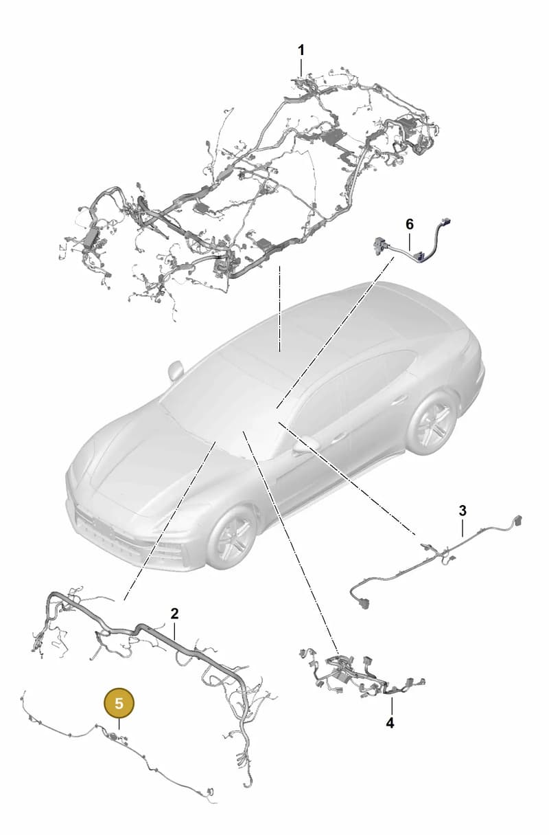 976971465A — Porsche Panamera (2023-2025) diagram p62903000, position 5