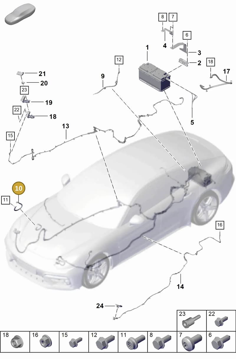 976971537 — Porsche Panamera (2023-2025) diagram p62902300, position 10