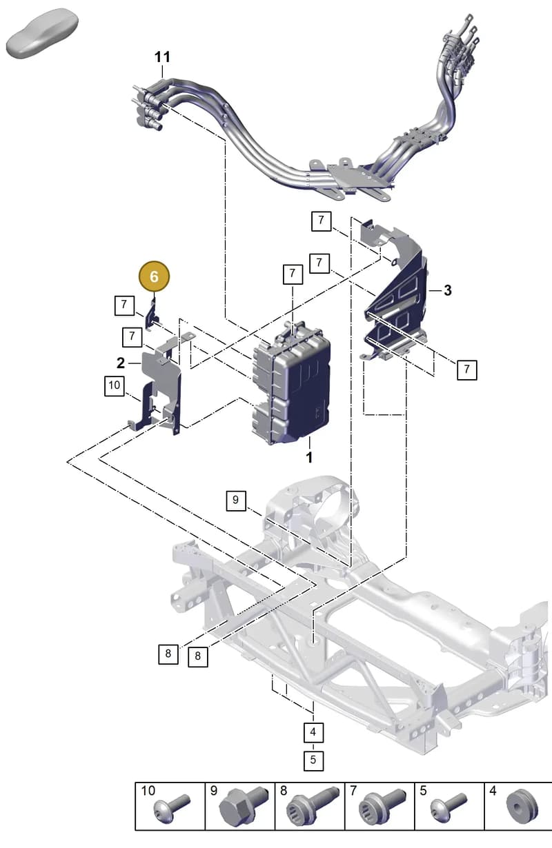 976971615 — Porsche Panamera (2023-2025) diagram p62251100, position 6