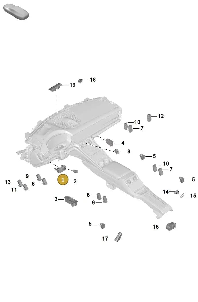 977941527CIN2 — Porsche Panamera (2023-2025) diagram p62905600, position 1