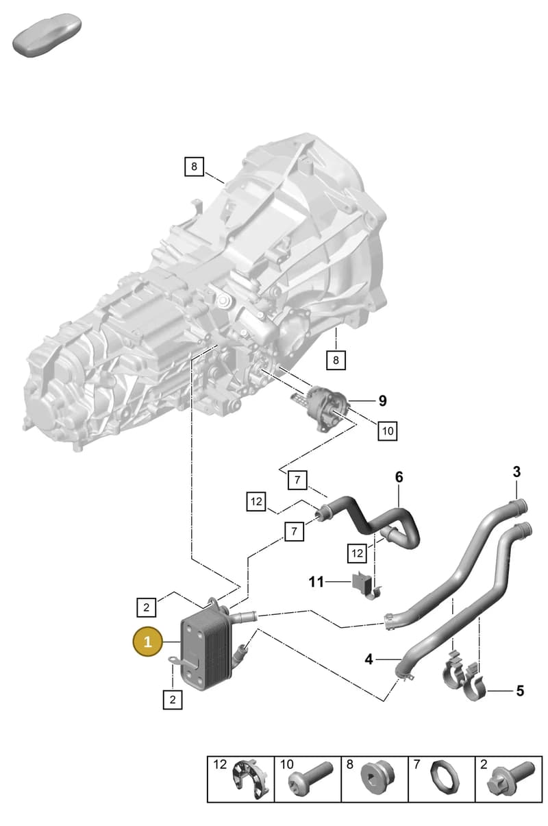 98130701700 — Porsche Boxster Spyder (2019-2020) diagram p54301110, position 1