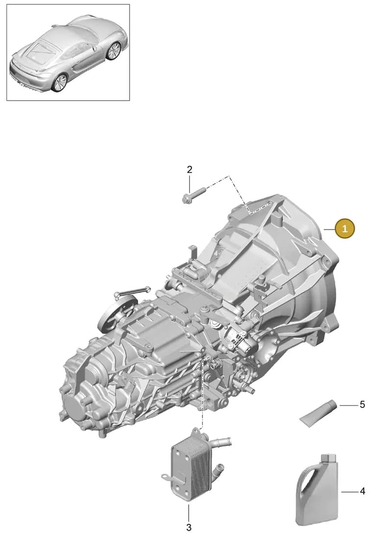 98133220940 — Porsche Cayman GT4 (2015-2016) diagram p45302000, position 1