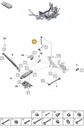 98133392180 Porsche Level Sensor