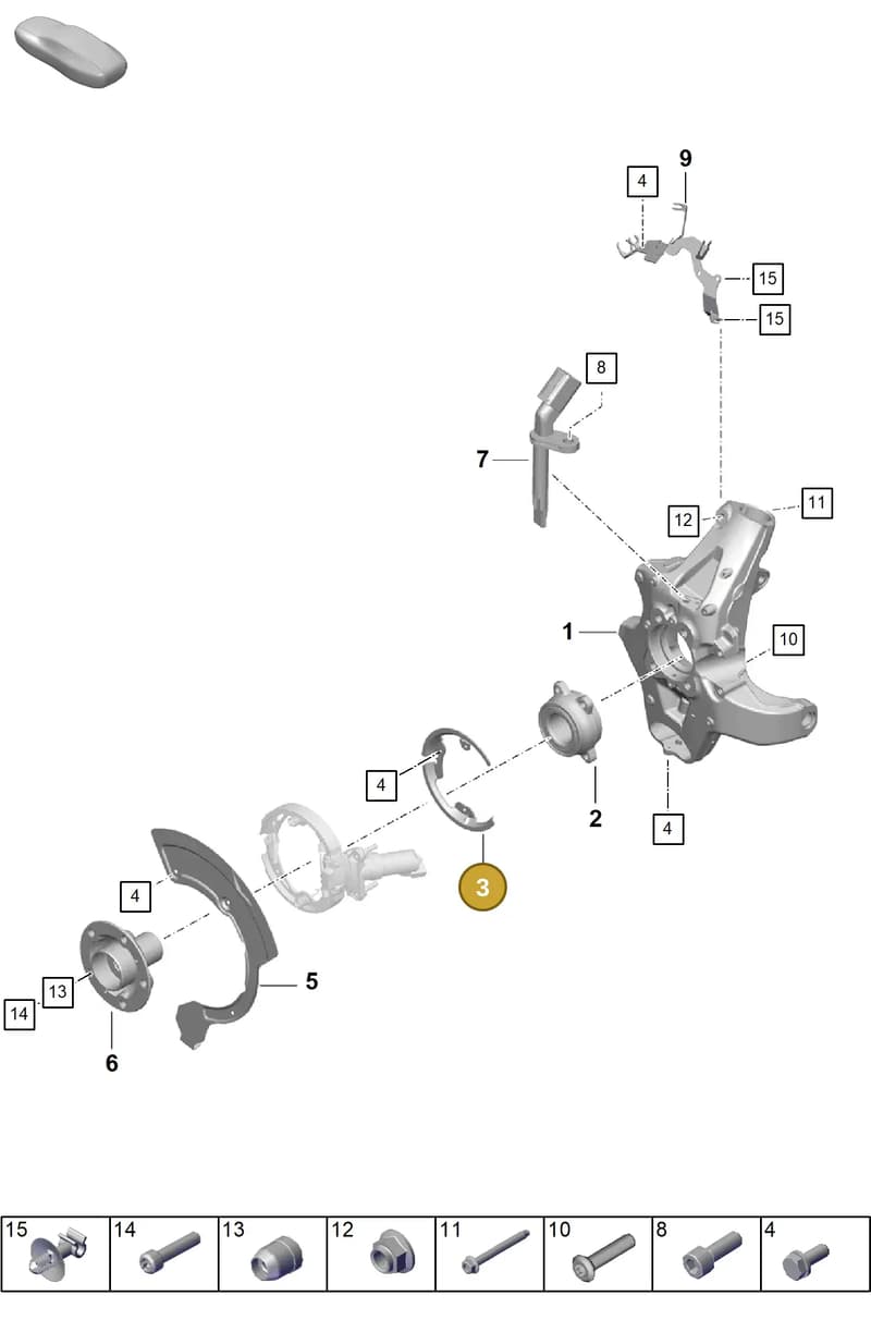 98135252280 — Porsche Cayman (2019-2022) diagram p55501000, position 3