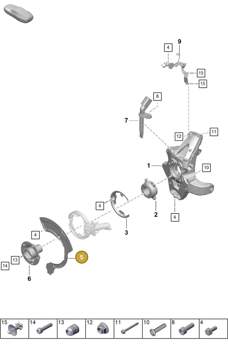 98135280180 — Porsche Cayman (2019-2022) diagram p55501000, position 5