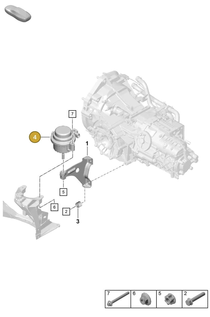 98137505986 — Porsche Boxster Spyder (2019-2020) diagram p55306000, position 4