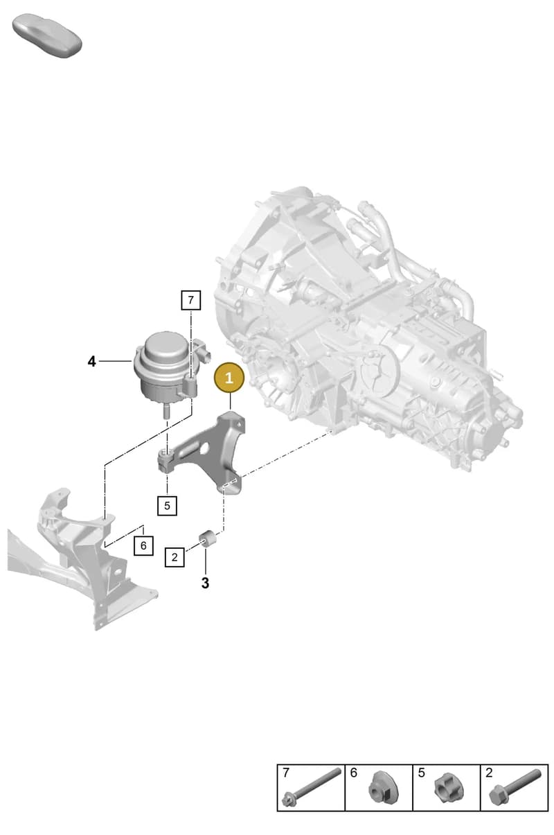98137518100 — Porsche Boxster Spyder (2019-2020) diagram p55306000, position 1