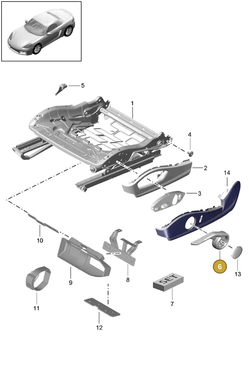 981521628001E0 — Porsche Boxster (2016-) diagram p48817008, position 6