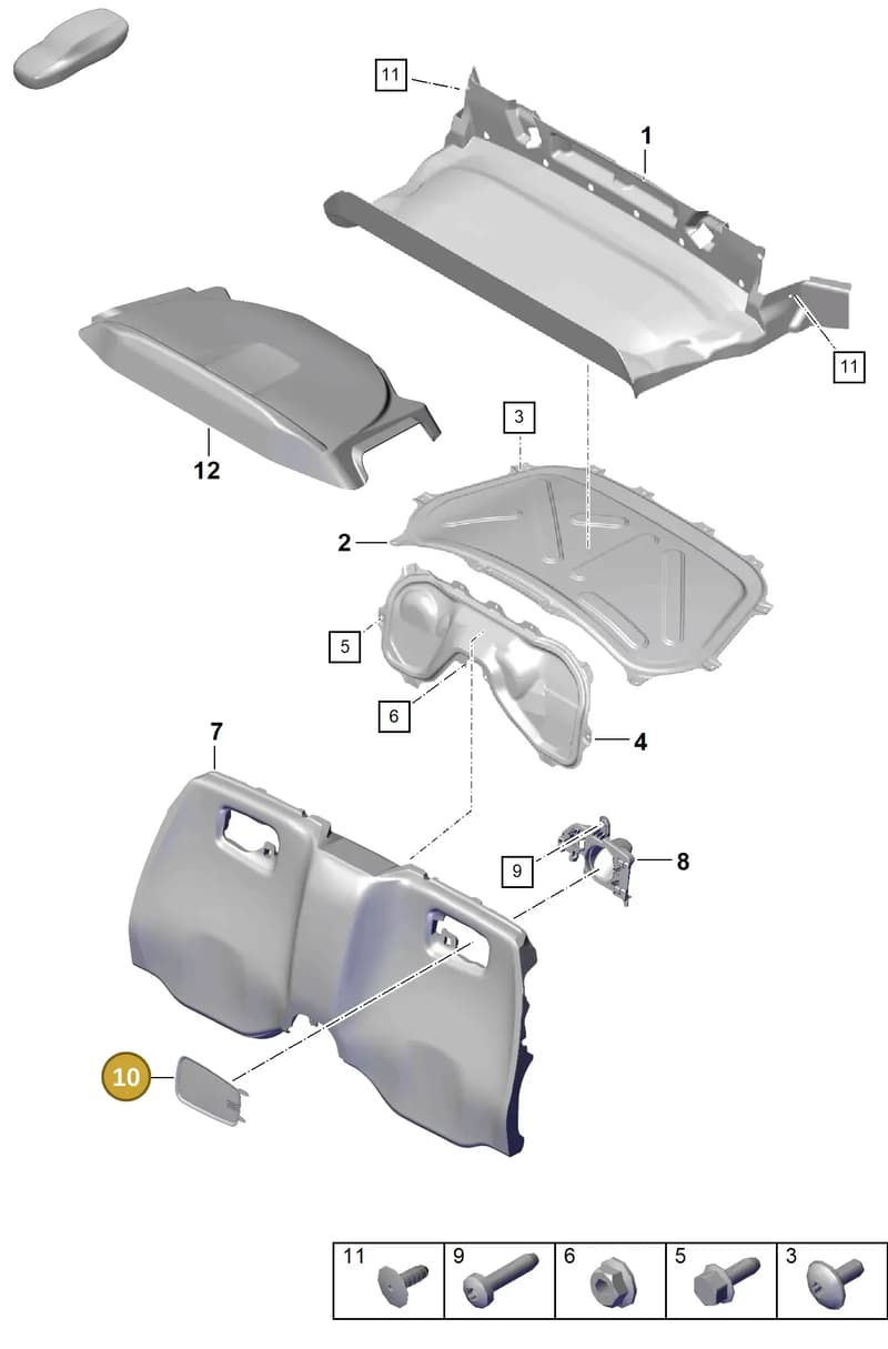 981551037021E0 — Porsche Boxster Spyder (2019-) diagram p54807250, position 10