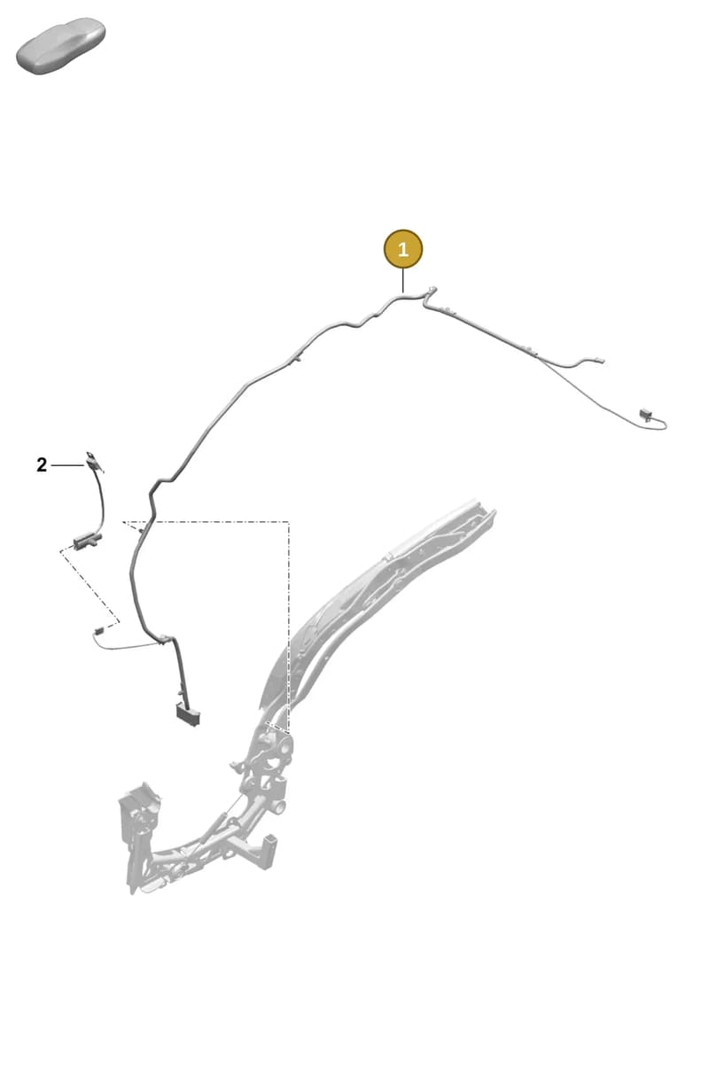 98161286581 — Porsche Boxster Spyder (2019-2020) diagram p54811020, position 1