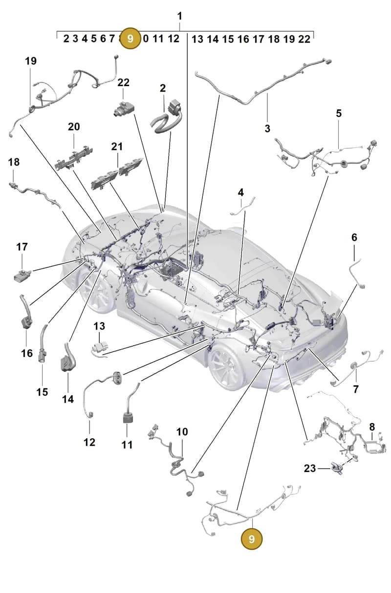 98161293403 — Porsche Cayman (2019-2022) diagram p55902100, position 9