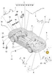 98161293530 Porsche Wire Set