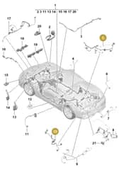98161295801 Porsche Wire Set