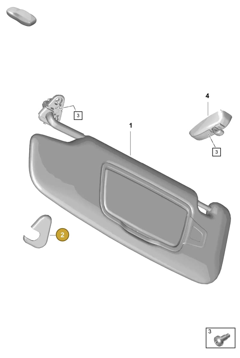 981731832011E0 — Porsche Cayman GT4 (2019-) diagram p55807680, position 2