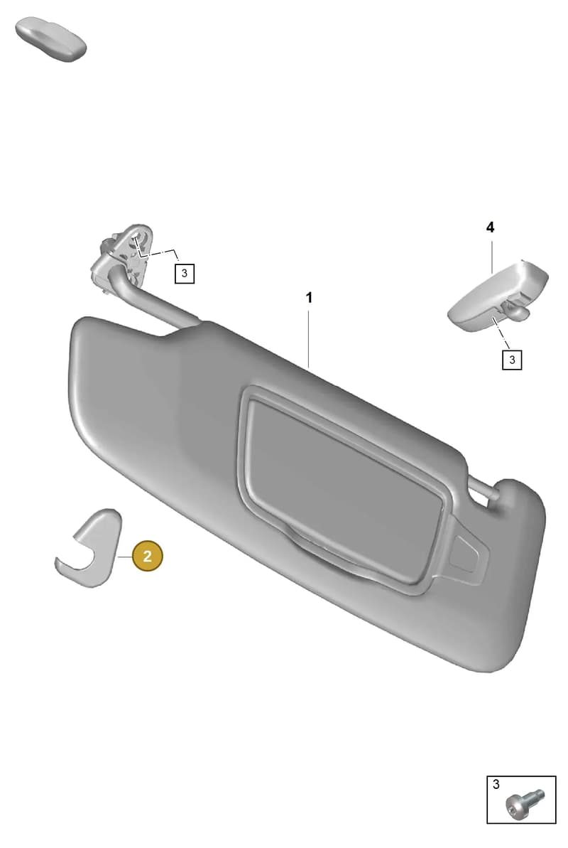 981731832011E0 — Porsche Cayman GT4 (2019-) diagram p55807690, position 2