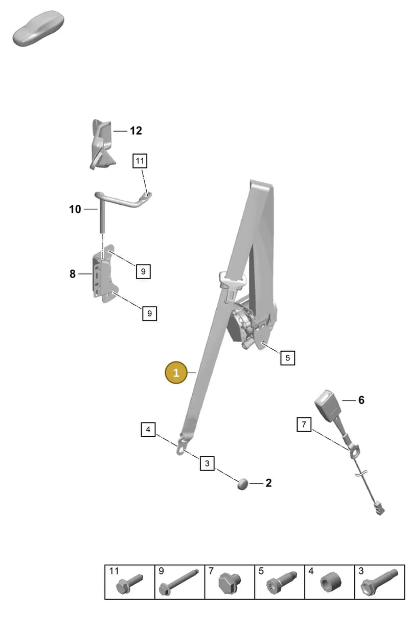 98180303404M7K — Porsche Boxster Spyder (2019-) diagram p54812000, position 1
