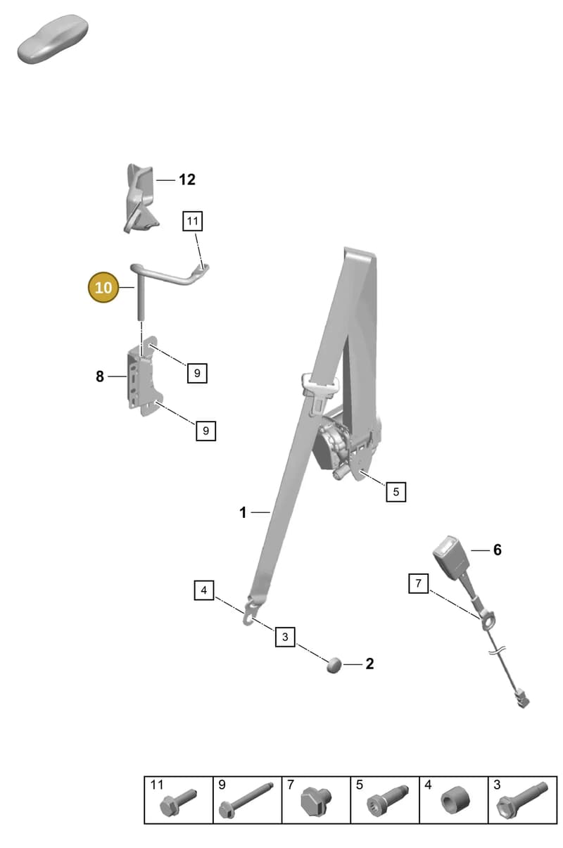 98180381600 — Porsche Boxster Spyder (2019-2020) diagram p54812000, position 10