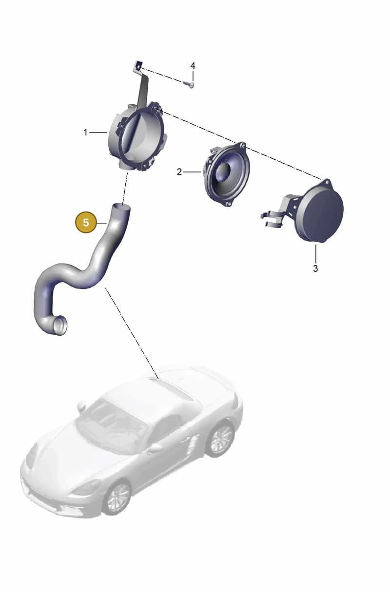 982035221A — Porsche Boxster (2016-2019) diagram p48911020, position 5