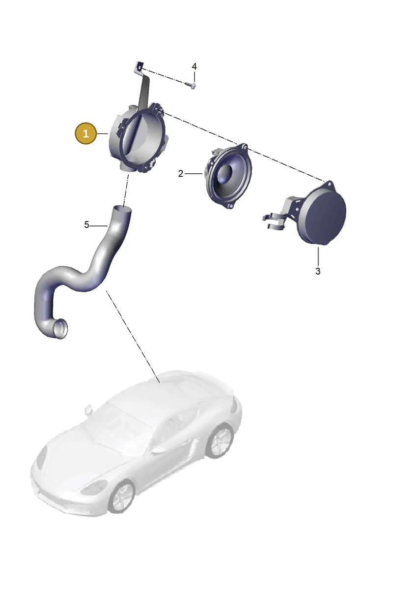 982035248B — Porsche Cayman (2016-2019) diagram p50911020, position 1