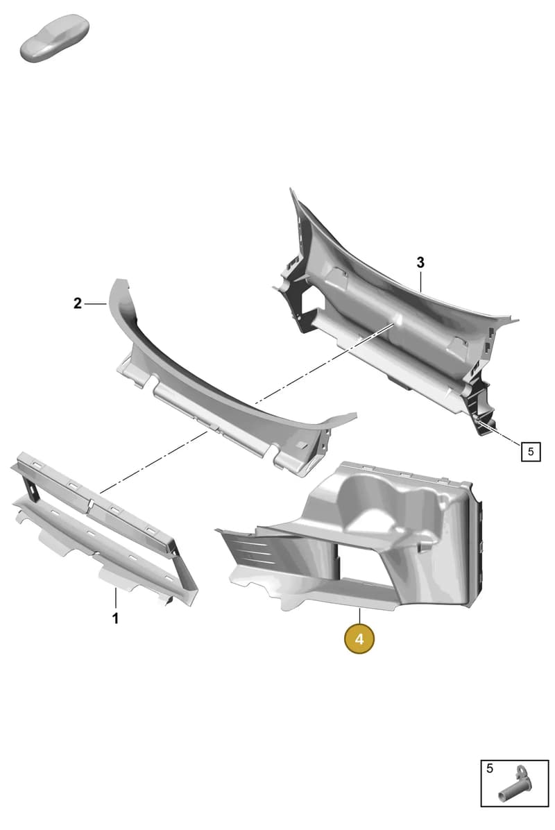 982121333DOK1 — Porsche Boxster Spyder (2019-2020) diagram p55802010, position 4