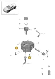 982121383B Porsche Bracket