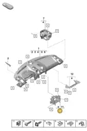 982857273A Porsche Mounting Frame