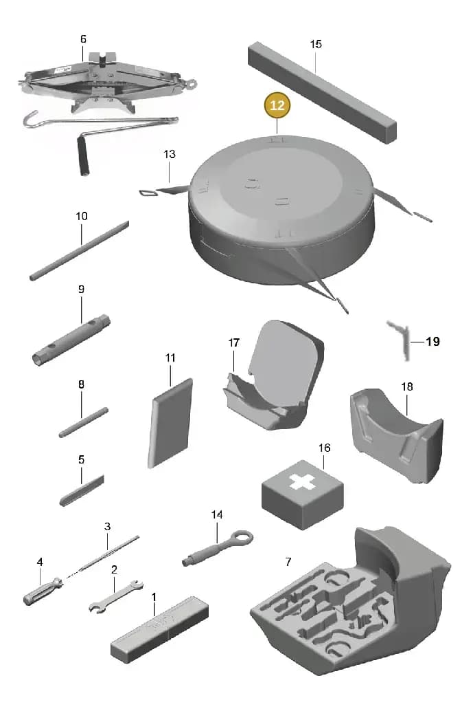 982857927 — Porsche Boxster (2016-2019) diagram p48001000, position 12