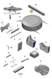 982858793 Porsche Bag for Emergency Wheel