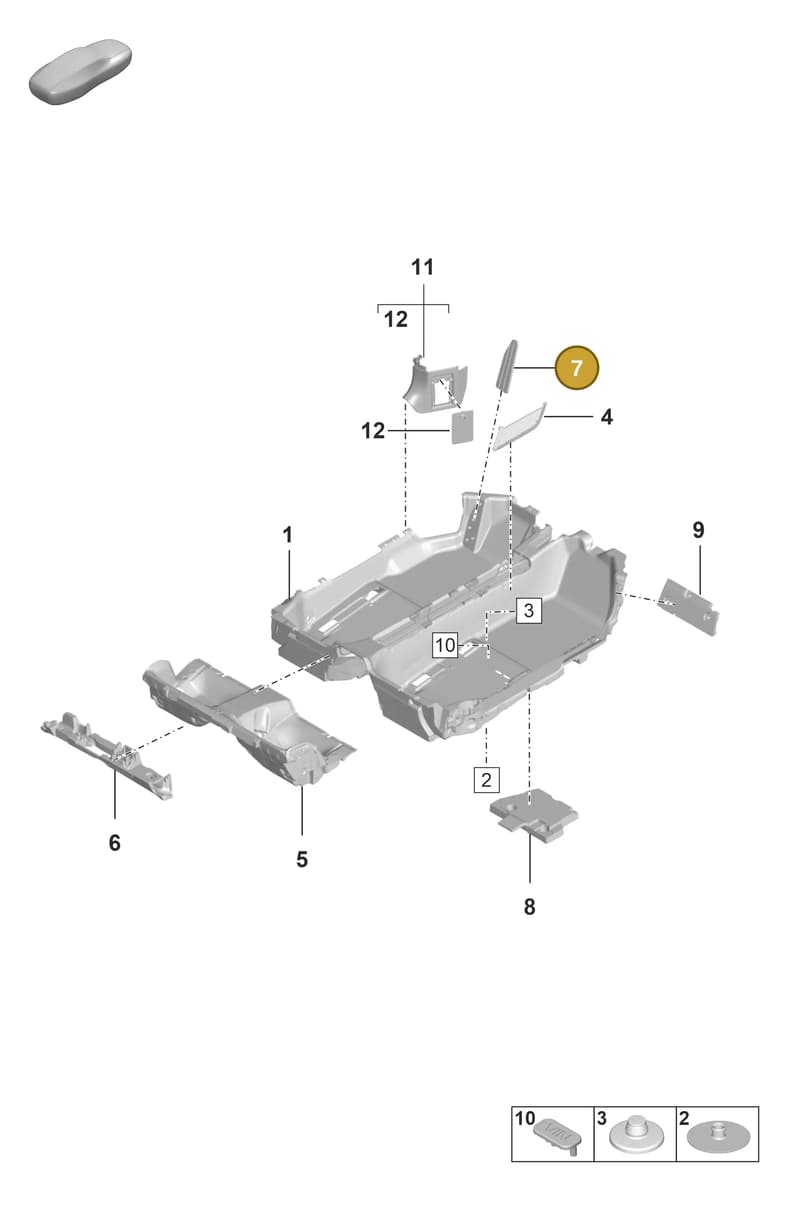 9828679271E0 — Porsche 911 (2018-2024) diagram p53807110, position 7