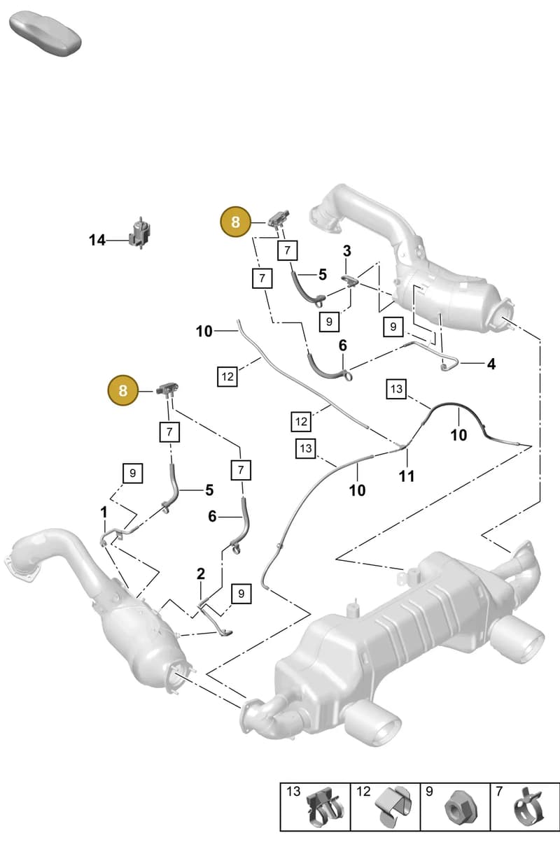 982906052B — Porsche Boxster Spyder (2019-2020) diagram p55202210, position 8