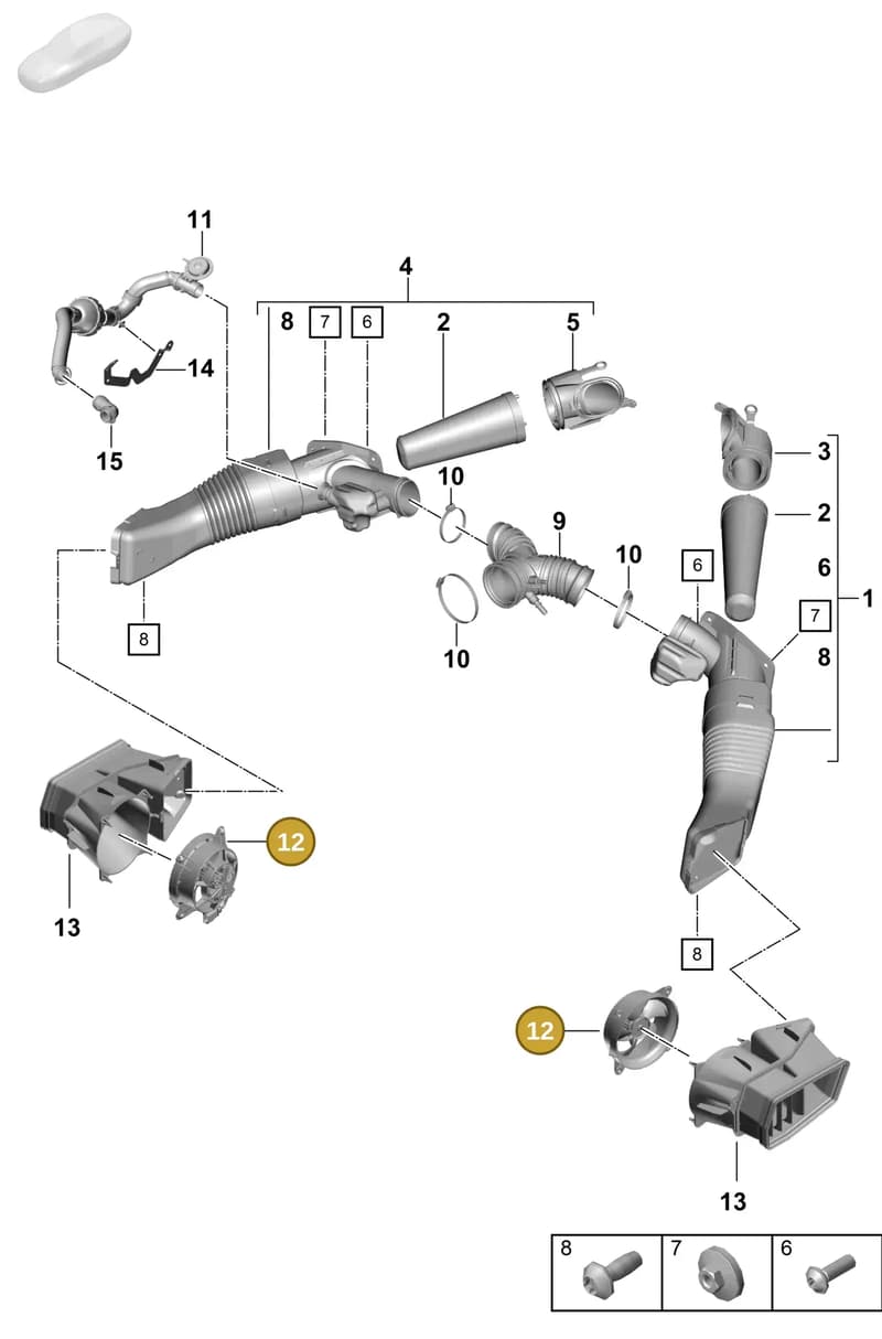 982959455C — Porsche Boxster Spyder (2019-2020) diagram p55106000, position 12