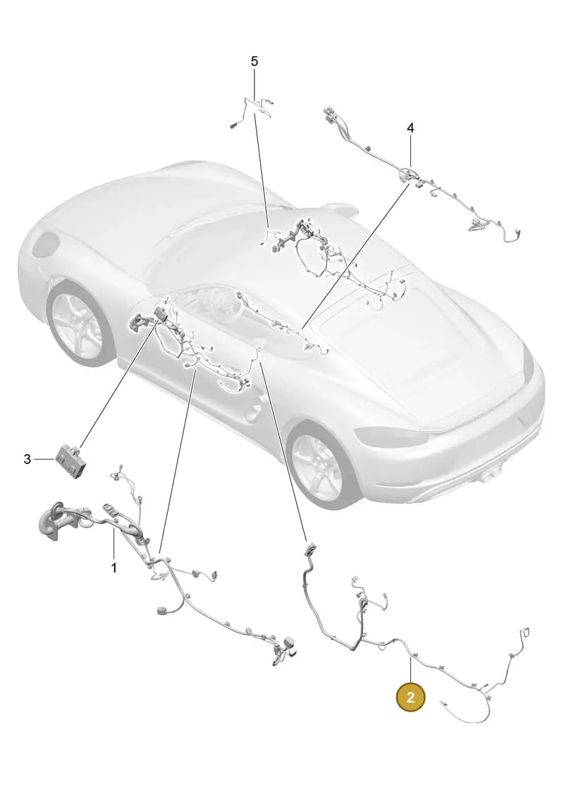 982971036C — Porsche Cayman (2016-2019) diagram p50902015, position 2