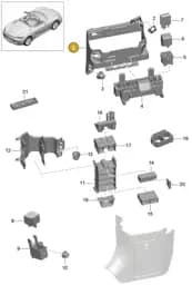 982971706A Porsche Relay Plate