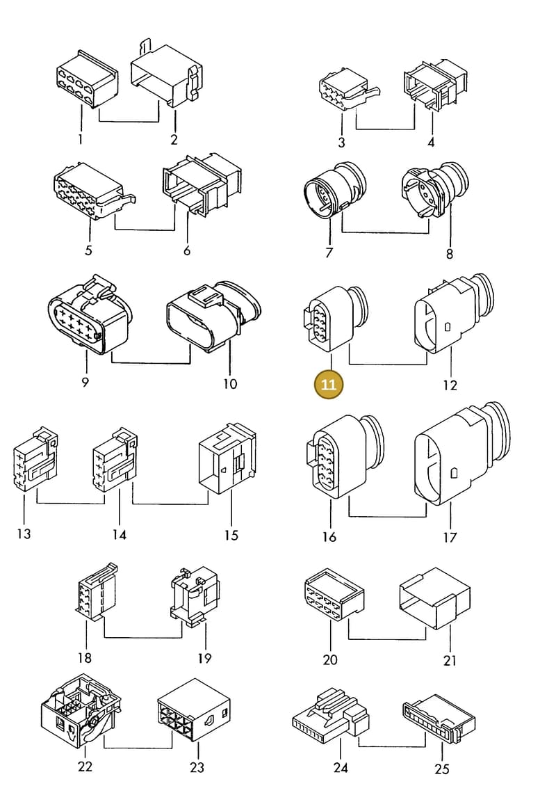 982973714A — Volkswagen 1J0 platform diagram 198971300, position 11