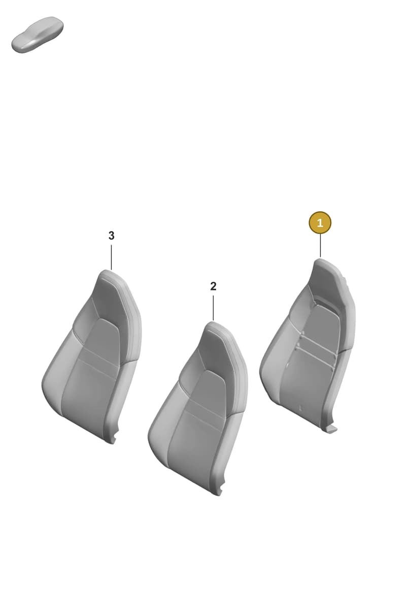 983881553A — Porsche 911 (2024-2025) diagram p53817310, position 1