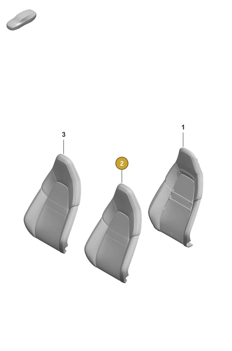 983881805DH0D — Porsche 911 (2024-2025) diagram p53817310, position 2