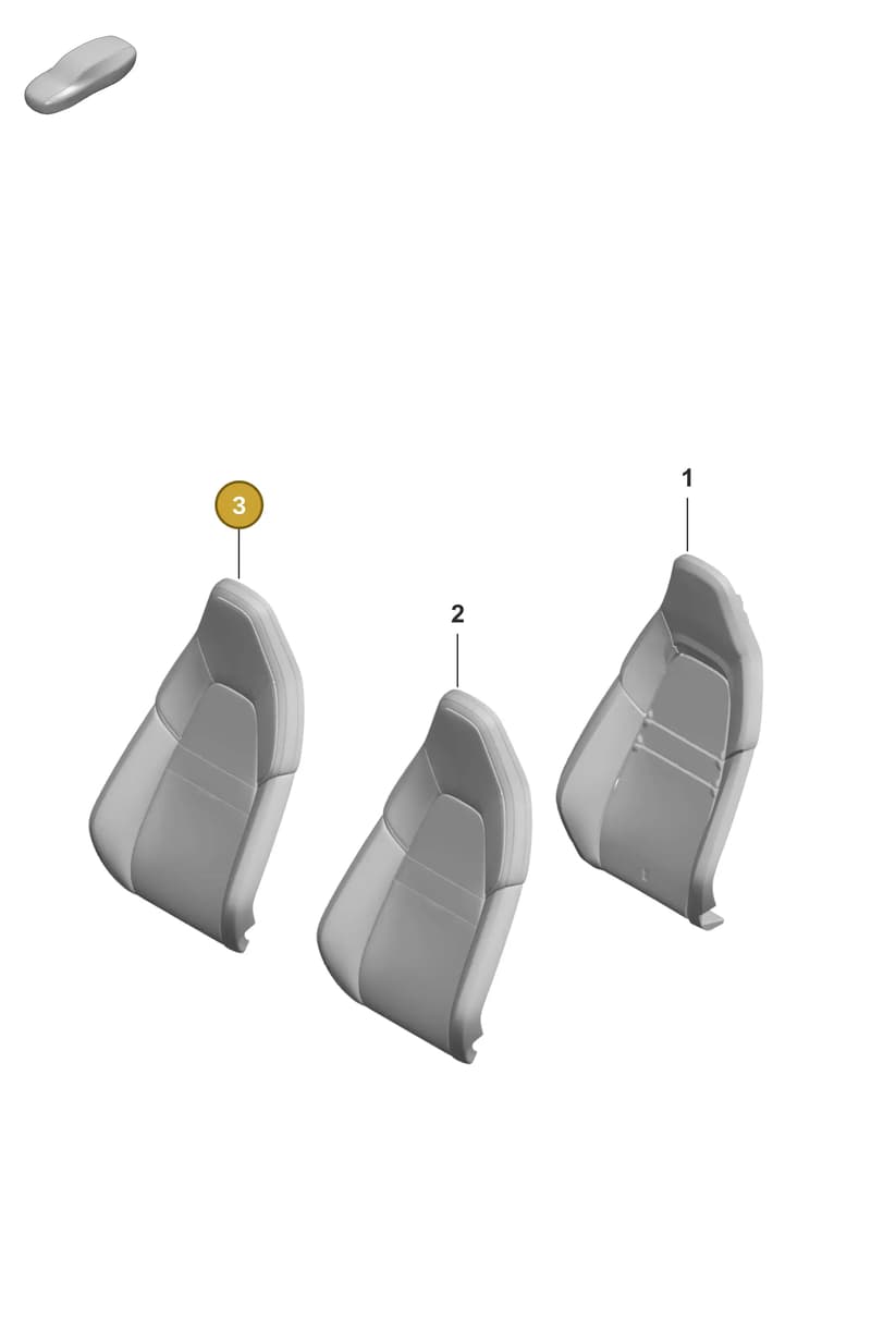 983881806AD0A — Porsche 911 (2024-2025) diagram p53817310, position 3