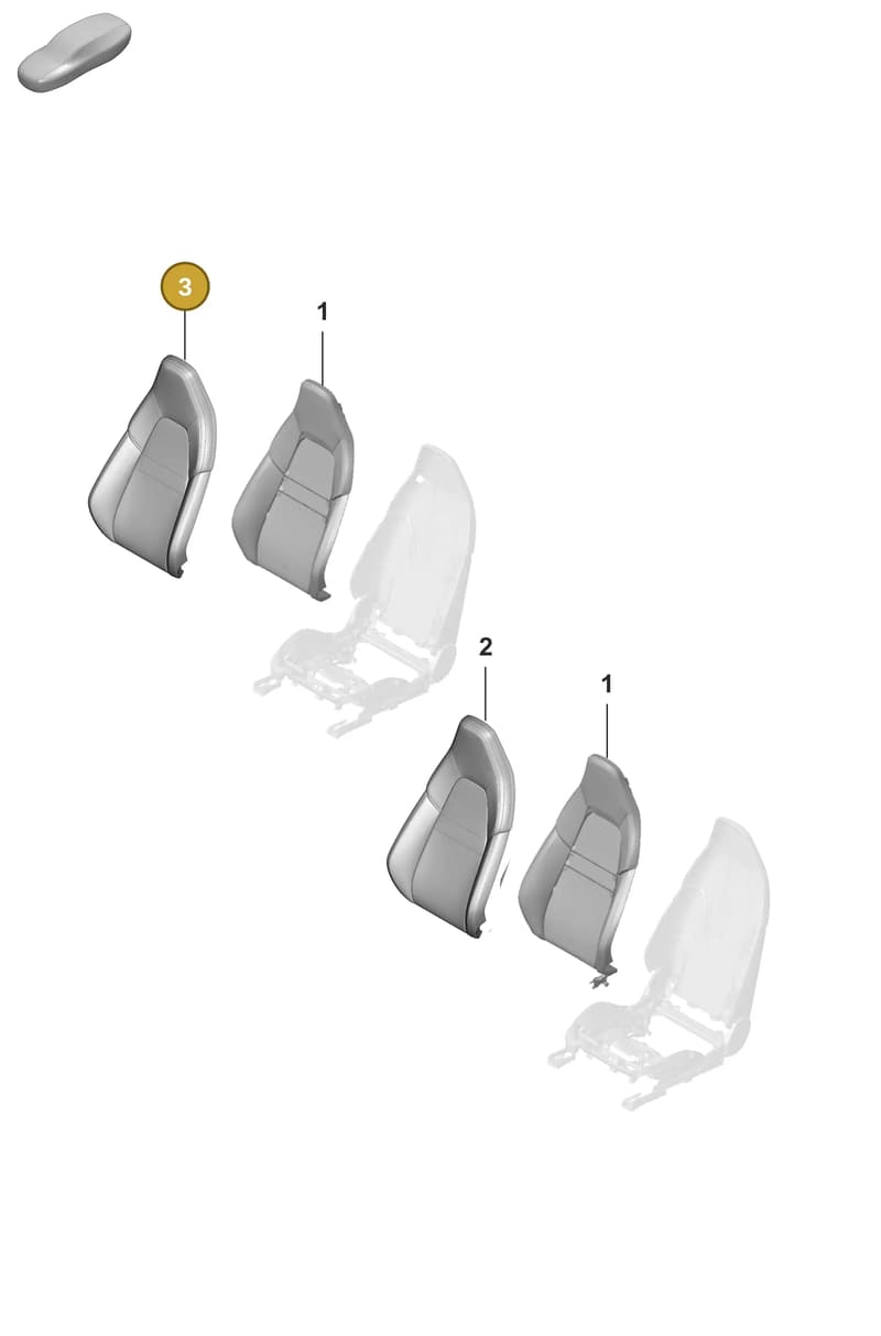 983881806AD0A — Porsche 911 (2024-2025) diagram p53817300, position 3