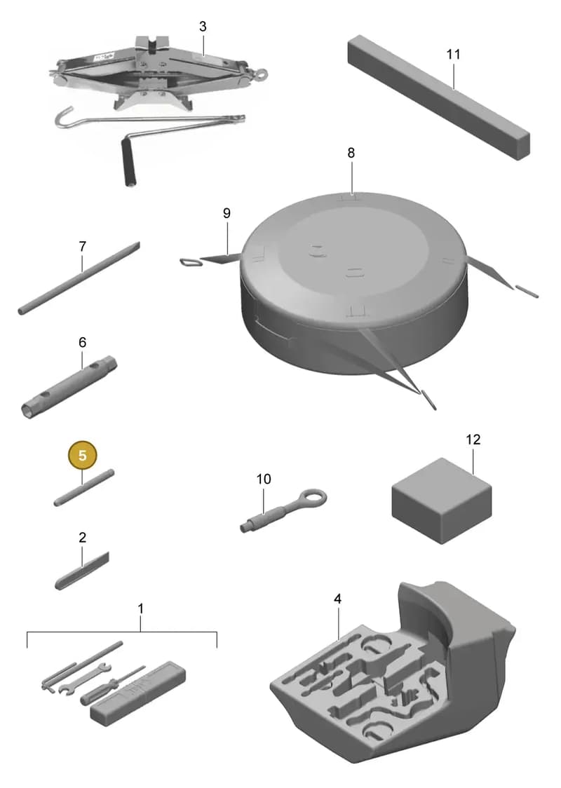 99100611704 — Porsche 911 (2013-2020) diagram p41001000, position 5
