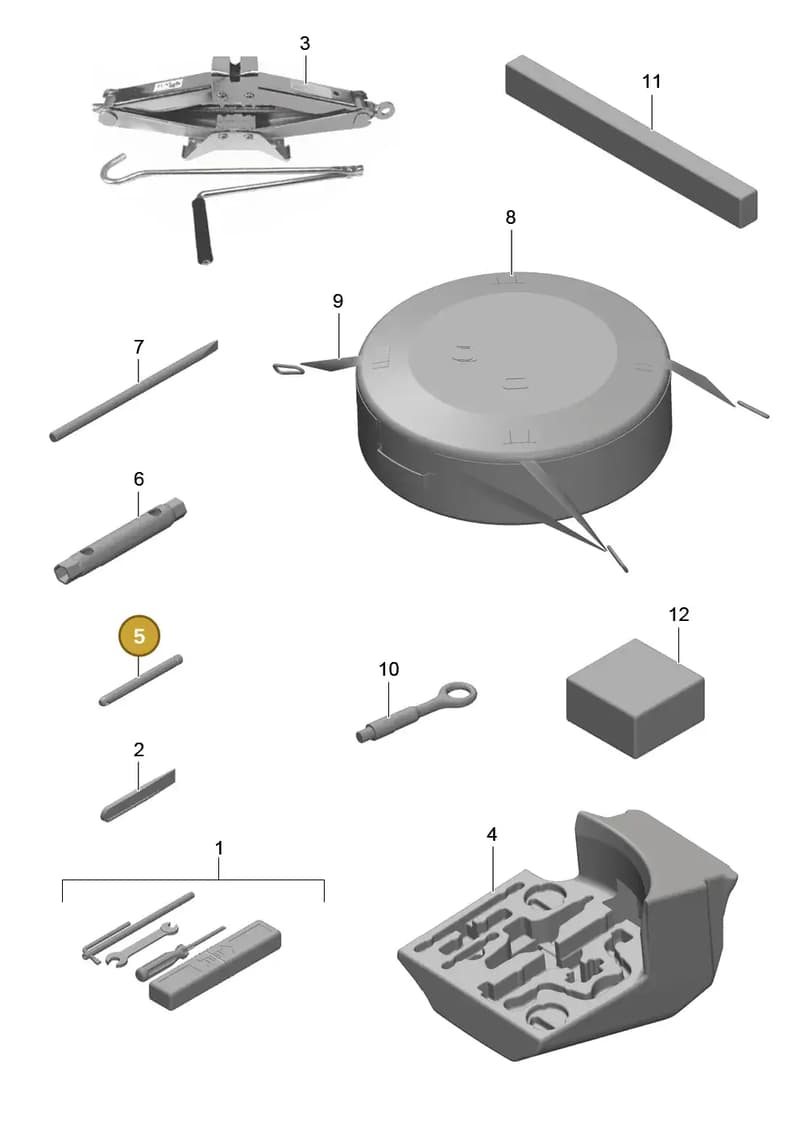 99100611704 — Porsche GT2 RS Clubsport (2013-2020) diagram p42001000, position 5