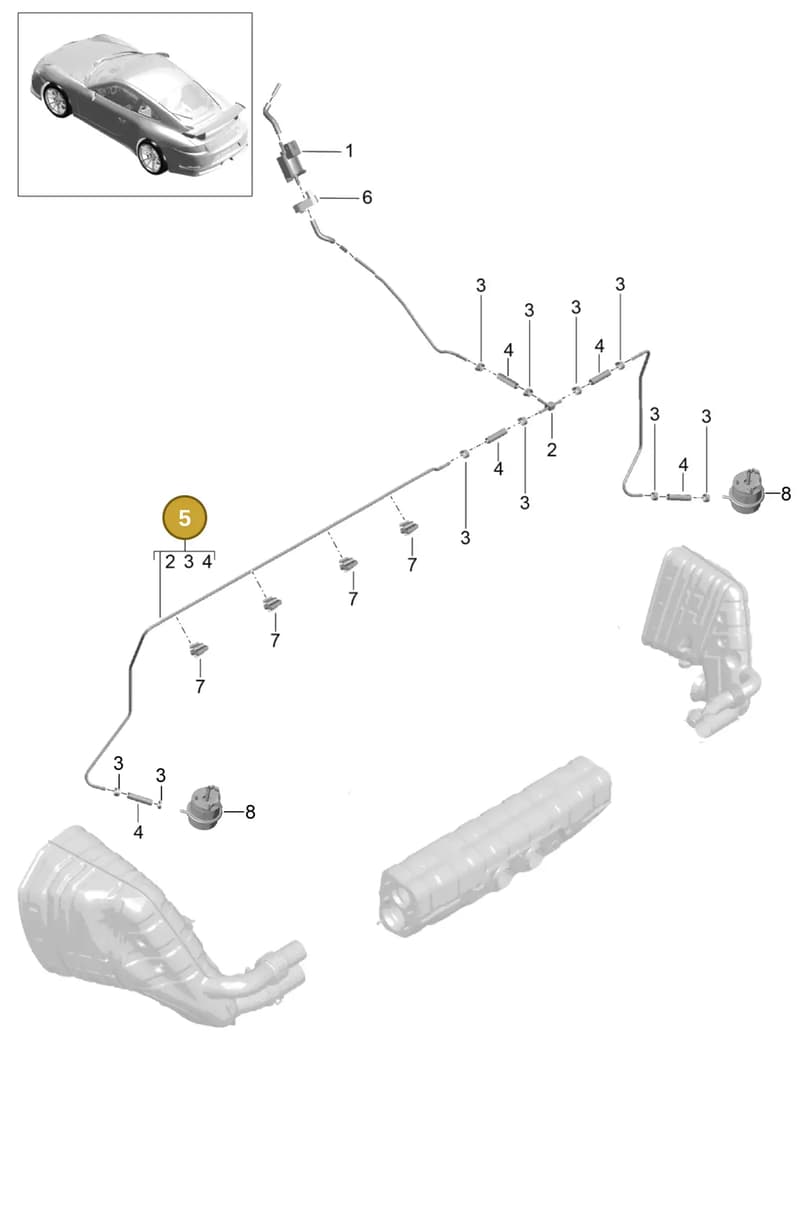 99111016194 — Porsche 911 (2013-2020) diagram p41202010, position 5