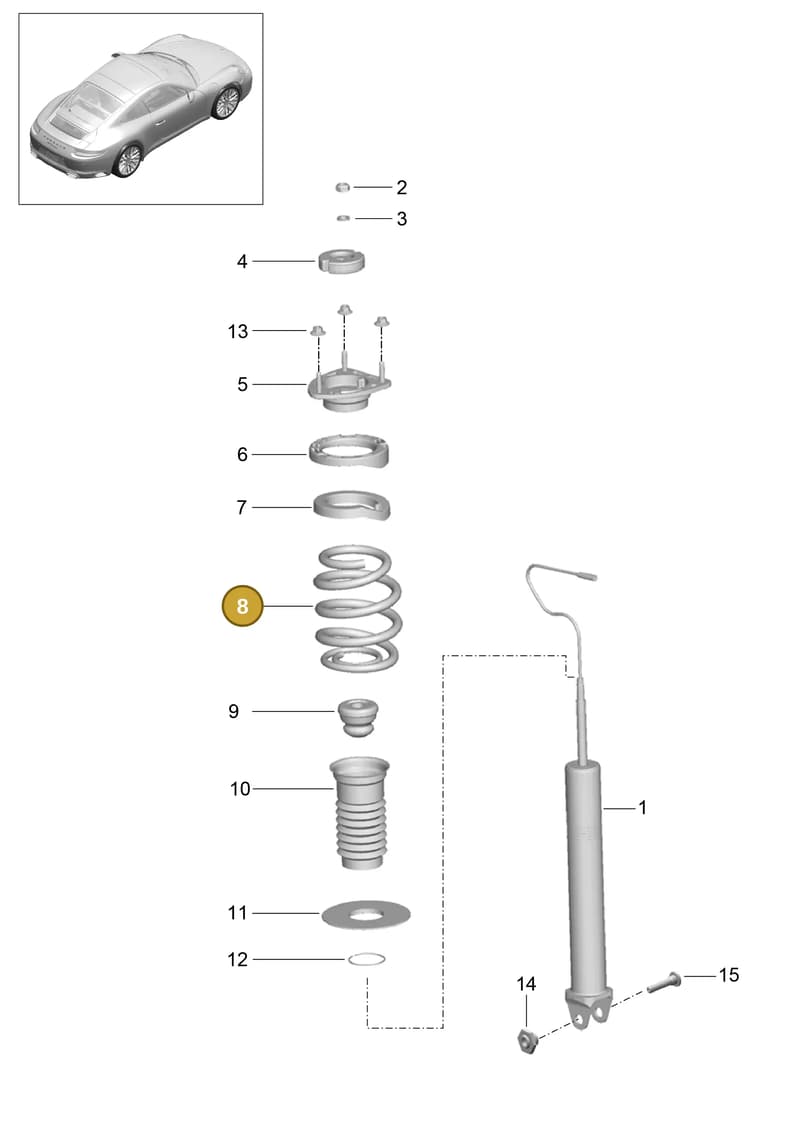 99133353105504 — Porsche 911 (2016-2019) diagram p47502000, position 8