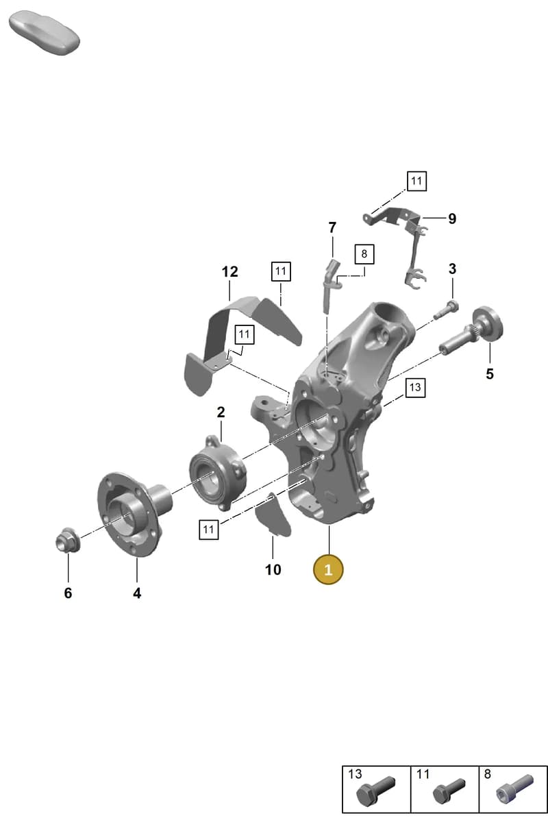 99134195880 — Porsche Boxster Spyder (2019-2020) diagram p54401050, position 1