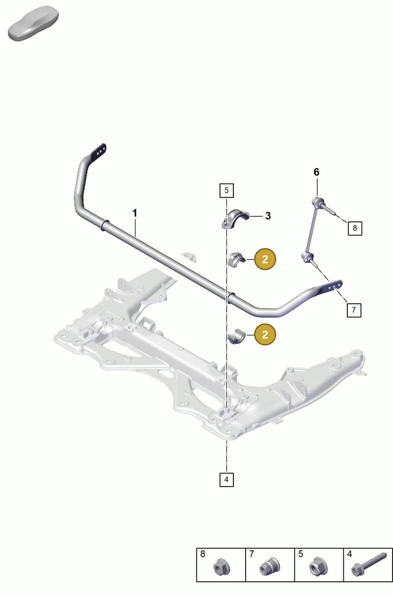99134379302 — Porsche Boxster Spyder (2019-2020) diagram p55402100, position 2