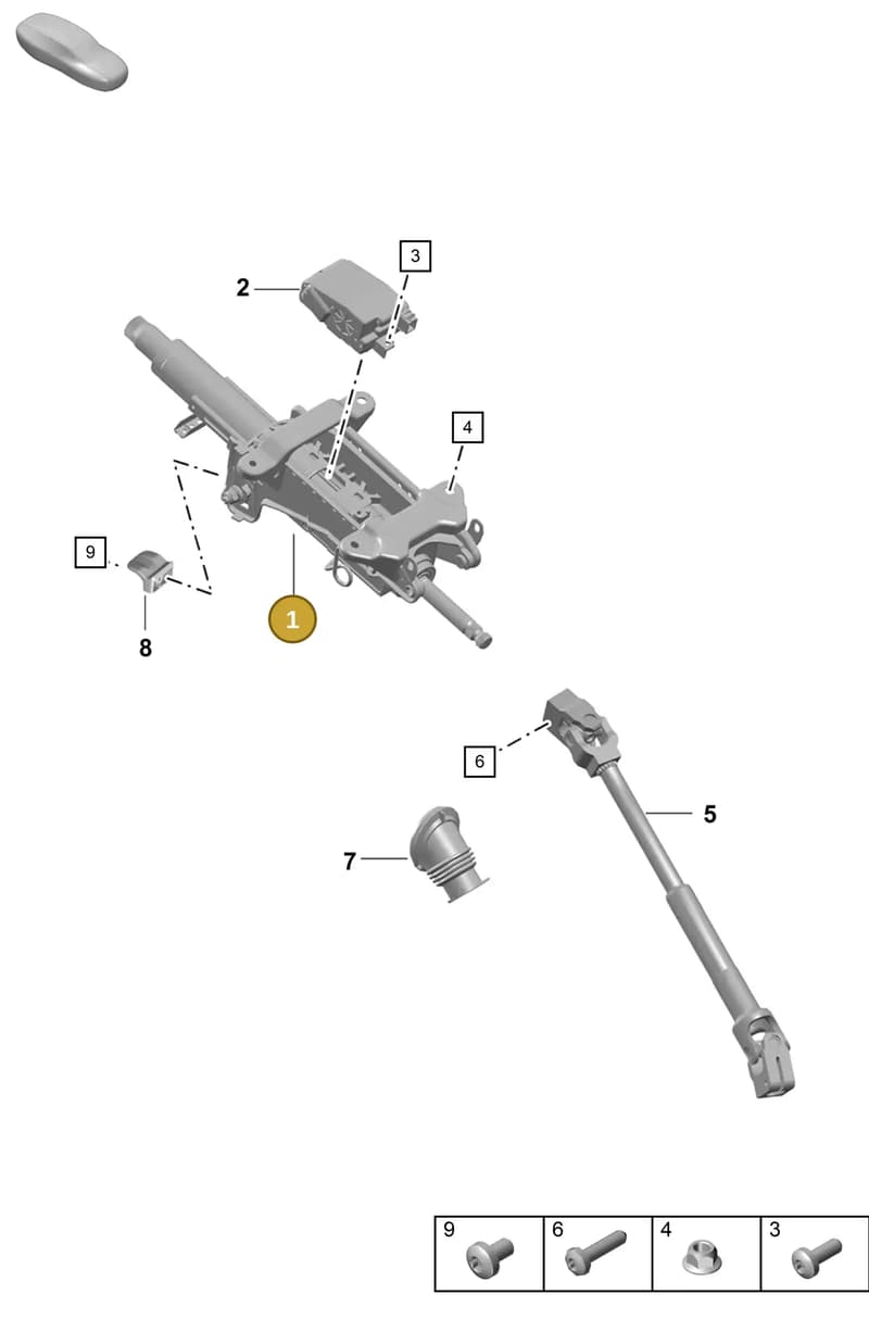 99134701506 — Porsche Boxster Spyder (2019-2020) diagram p55403300, position 1